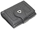 GENUINE NEW BUXTON WOMAN'S ACORDIAN HEART PRINT LEATHER LIKE WALLET