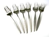 6  pastry  / cake forks Matchpoint design stainless steel