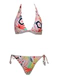 Calvin Klein 2 Pc Pink Powder String Tie Bikini