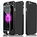 Iphone 6S Plus Case, Ultra Thin Full Body Coverage Protection Hard Slim Iphone Case with Tempered Glass Screen Protector for Apple Iphone