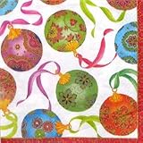 Jeweled Ornaments Christmas Party Lunch Napkins
