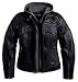 Harley-Davidson® Women's Reflective Skull 3-in-1 Leather Jacket. 3M® Scotchlite® Refective Materi