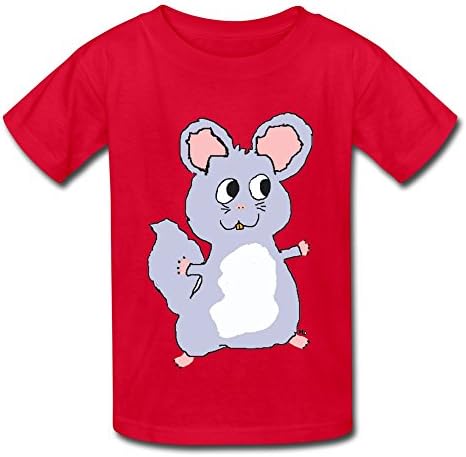 Ninva Youth Red] Chinchilla Kids Boys And Girls Short Sleeves T-Shirt [XL
