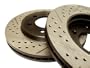 MAZDA MIATA MX-5 01-03 Brake Rotors - Cross-Drilled Slotted - Front