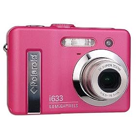 Click here to buy Polaroid i633 6MP 3x Optical 4x Digital Zoom Camera (Pink) by Polaroid.