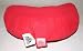 Red Crescent Zafu Meditation Cushion filled with Organic Kapok.