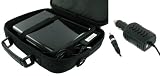 2n1 Combo - HP Mini 311-1000NR 11.6-Inch Netbook Carrying Bag Case with 12v Car Charger (Classic Series - Black)