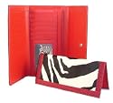 Zebra Print Clutch Wallet w/Removable Checkbook Cover in Choice of Trim Colors