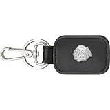 LogoArt Chicago Blackhawks Leather Keyfob - Chicago Blackhawks One Size