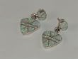 Navajo Indian Jewelry Opal Earrings - ER-0023