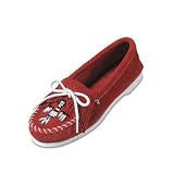 Minnetonka Red Thunderbird Boat Sole Moccasin