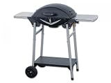 aniba Design Gasgrill 3,6 KW Piccolo, 2 Arbeitsflächen, schwarz/silber