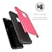 iPhone 7 Case, Snugg Apple iPhone 7 Dual Layer Slim Cover [Infinity Series] Protective Bumper Shell Skin - Coral Red