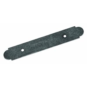 Amerock BP19208-WID Backplates Pull Rectangle Wrought Iron Dark, 3-Inch Center to Center by 