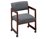 Designer Fabric Conference Chair with Casters