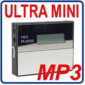 USB Mini Silver Aluminum MP3 Pocket Player & MMC / SD Card Reader