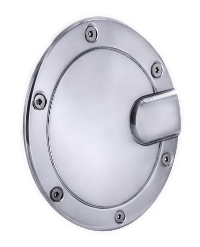 All Sales 6052BC Brushed Chrome Billet Aluminum Fuel Door On Sale