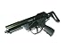 MP5型Wiiザッパーマシンガンコントローラーアタッチメント黒