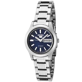 Seiko Femmes SYMD93K1 Seiko 5 Automatique Cadran bleu Stainless Steel Watch