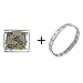 pug45  - With Flowers Italian Charm Bracelet