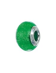 Zable (tm) Sterling Silver Murano Glass Birthstone May Pandora Compatible Bead / Charm