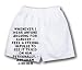 White Boxer Short with Whenever I hear anyone arguing for slavery, I feel a strong im...