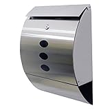 郵便受け A4 郵便ポスト ポストメタルセーフ METAL SAFE MS-A タイプ 鍵付き ステンレス メールボックス ポスト 郵便箱 新聞受け付き A4サイズ もらくらく入る 鍵（2個）付きで安