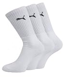 Puma Socken Sport , Größe:47/49; Farbe:weiß