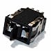 Micro Switch AML23GBA2AA04 DPDT On-Off-On Paddle Switch With (2) Lamp Sockets Image
