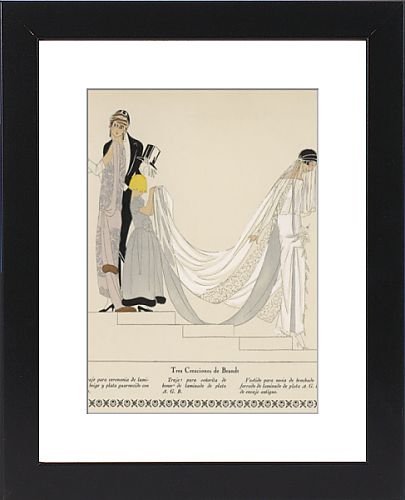 Framed Prints of Art Deco Wedding from Mary Evans