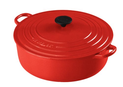 Best Price Le Creuset 6 3/4 qt. Wide French Oven - Red