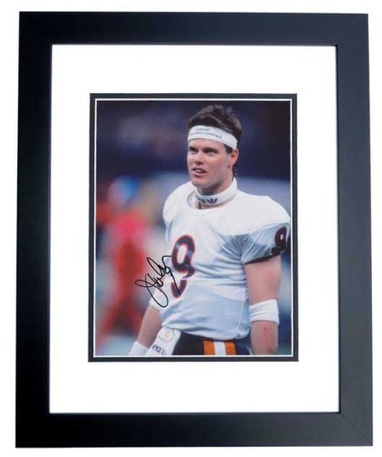Autographed Jim McMahon Photo - 8x10 BLACK CUSTOM FRAME Super Bowl XX Champion - Autographed NFL PhotosB00COXDSNC