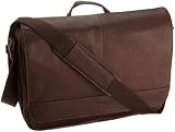 Kenneth Cole Reaction 524541 15.4-Inch Colombian Leather Messenger Bag (Brown)