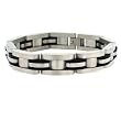 Bracelet Stainless Steel Link Black for Men By Bucasi SALE
