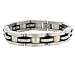 Bracelet Stainless Steel Link Black for Men By Bucasi SALE