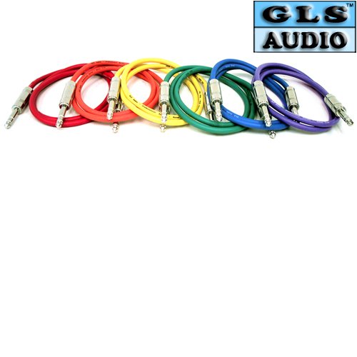 GLS Audio 6ft Patch Cable Cords - 1/4\
