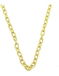 14 Karat Yellow Gold Braided Rolo Chain (17 inch)