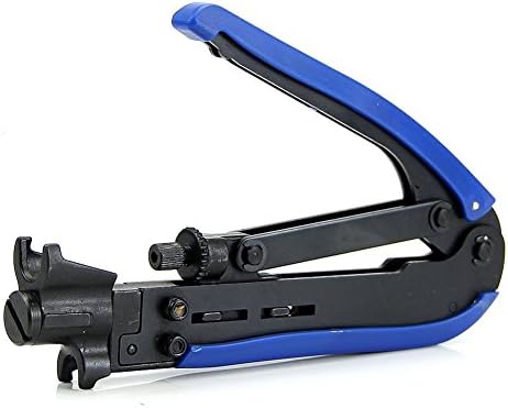 eoocvt Adjustable Universal Compression Tool for Coax RG6 RG59 RG11 Cable F-Connector