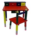 Children's Wooden Pencil Desk and Chair