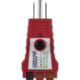 GE 50957 GFCI Tester for Proper Installation/Operation 110-125V