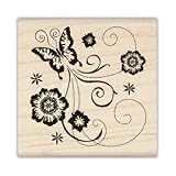 Inkadinkado Rubber Stamp With Wood Handle