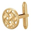 14K Yellow Gold Cuff-Links