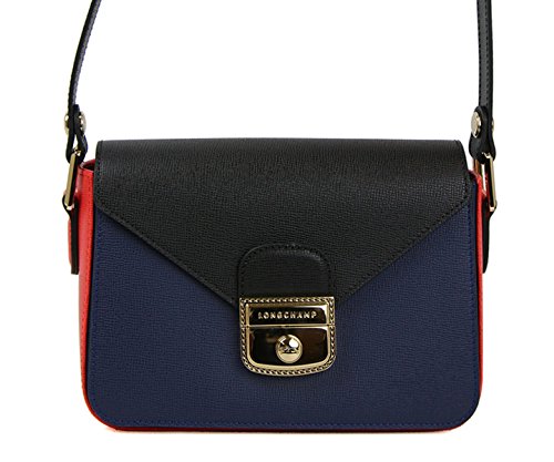 LONGCHAMP　ロンシャンル プリアージュ ショルダーバッグ（ポーチ）エリタージュ トリコロール（ネイビー／ブラック／レッド）【1511822-661】 [並行輸入品] 画像