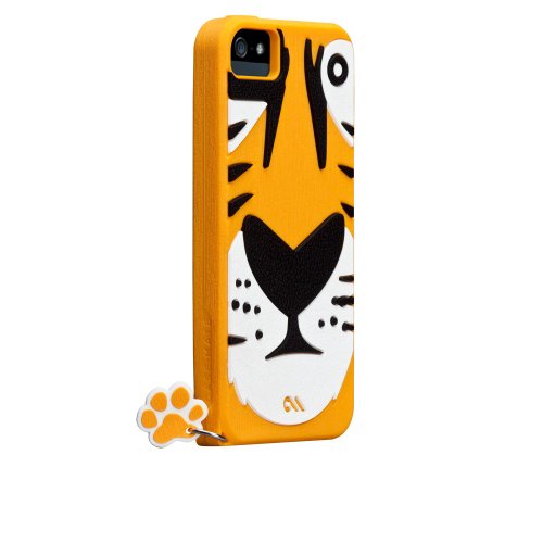 Case-Mate 日本正規品 iPhone5 CREATURES: Tigris Case, Yellow クリーチャーズ: チグリス シリコン ケース, イエロー CM022553
