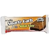 NuGo Smarte Carb Bar, Sugar free Peanut Butter Crunch, 1.76-Ounce Bars (Pack of 12)