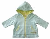 loud + proud 320 - Kapuzenjacke Frottee,Farbe: eisblau