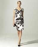 Newport News Floral Stretch Sateen Dress
