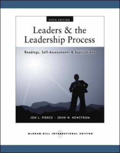 Leaders and the Leadership Process by Jon Pierce (1-Feb-2008) Paperback