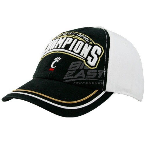 Buy Top of the World Cincinnati Bearcats Black 2008 Big East Conference Football Champions Adjustable... by Top of the World