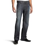 Vigoss Men’s Leather Trim Back Pocket Jean